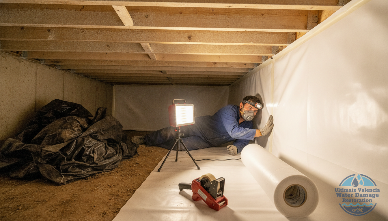 Crawl Space Moisture Control & Encapsulation